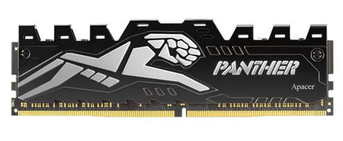 Apacer Panther 8GB DDR4 3600MHz CL16 Black-Gold Gaming Memory, Retail Box , Limited 3 Year Warranty