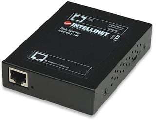 Intellinet Power over Ethernet (PoE) Splitter IEEE802.3af, 5, 7.5, 9 or 12 V DC output current , ...