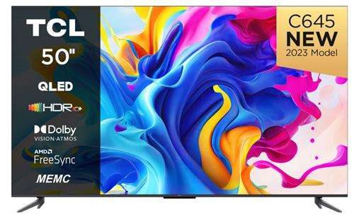 TCL C645 Series 50-inch 4K UHD Smart Google DLED TV Remote Included, Retail Box , 2 year Limited ...