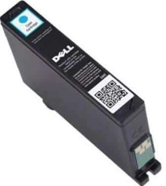 Dell Series 33 Cyan Original Extra High Capacity Ink Cartridge Retail Box , No Warranty