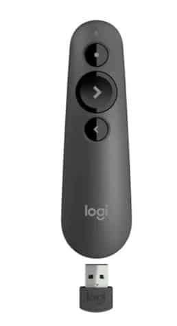 Logitech R500s Laser Pointer Presentation Remote Graphite , Retail Box
