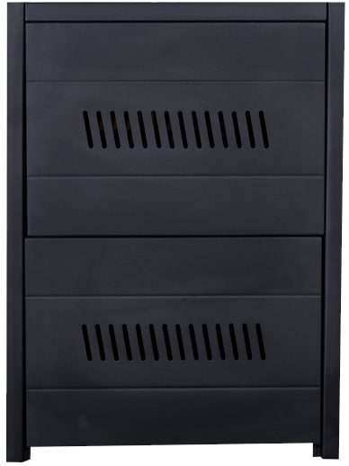 Solarix Steel Battery Box For 4 Batteries Indoor Use Battery Box Design Colour Black, Retail Box ...