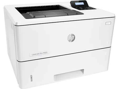 HP LaserJet Pro M501dn Mono Laser Printer, Retail Box , 1 year Limited Warranty