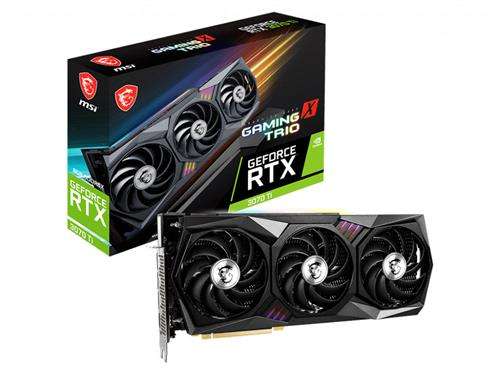 MSI GeForce RTX 3070 Ti GAMING X TRIO 8G 8GB GDDR6X 256-bit PCIe 4.0 Desktop Graphics Card Retail...