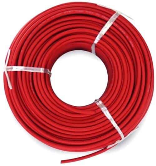 Solarix 6mm2 Single Core Solar Photovoltaic PV Cable Sold As 100mtres Per Roll Colour Red, Retail...