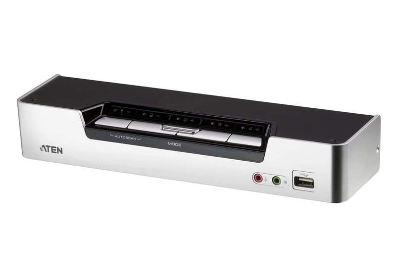 Aten 4-port USB HDMI KVMP Switch/W/(US/EU/OUT) ADP. ATEN