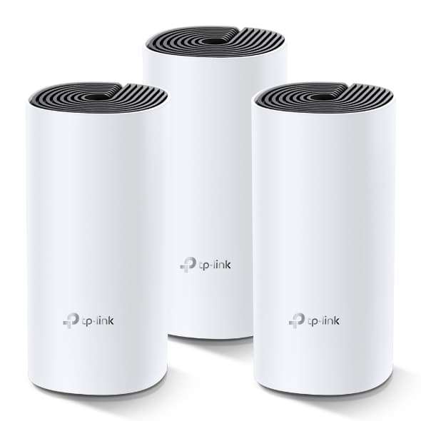 TP-Link Deco M4 AC1200 Whole Home Mesh Wi-Fi System (3 pack), Retail Box , 1 year Limited Warranty