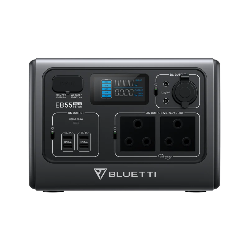 Bluetti EB55 Portable Power Station 700W 537Wh