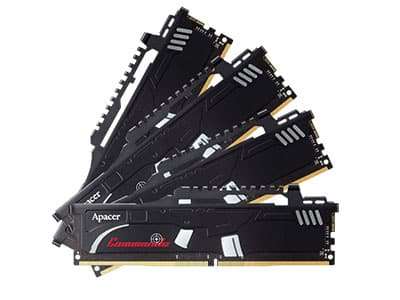 Apacer Commando 16GB KIT (4x4GB) DDR4 2800MHz Memory