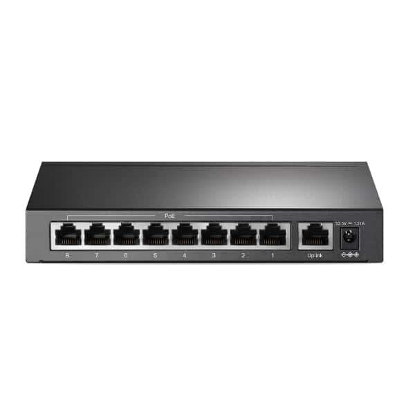 TP-Link 9-Port 10/100Mbps Desktop Switch with 8-Port PoE+, Retail Box,