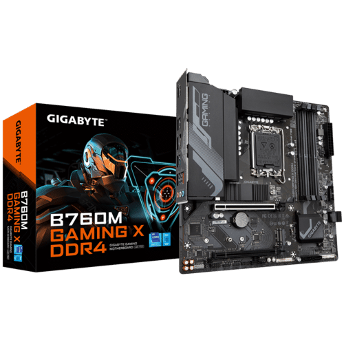 Gigabyte Motherboard Intel? B760 Chipset for LGA 1700; 4x DDR5; 2x M2;