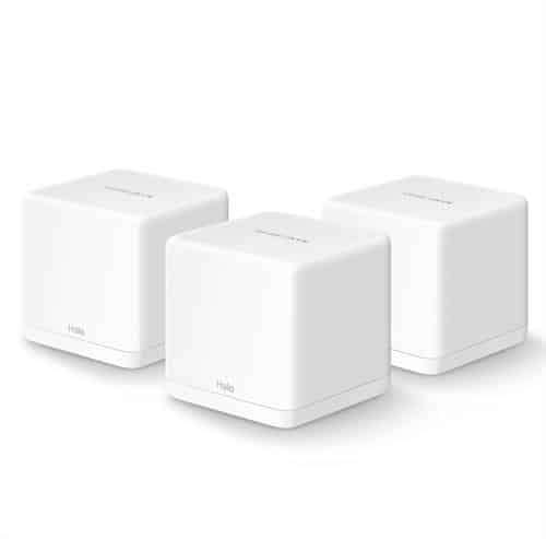 Mercusys Halo H30G AC1300 Whole Home Mesh Wi-Fi System (3 Pack), Retail Box , 1 year Limited Warr...