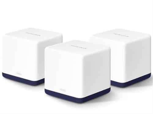 Mercusys Halo H50G AC1900 Whole Home Mesh Wi-Fi System (3 Pack), Retail Box , 1 year Limited Warr...