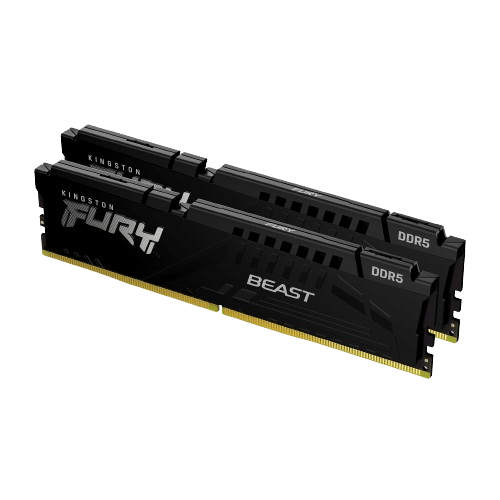 Kingston FURY Beast Black XMP 16GB (2x8GB) DDR5 6000MT/s CL30  KF560C30BBK2-16