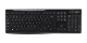 Logitech K270 - Wireless Keyboard - Black - USB Receiver