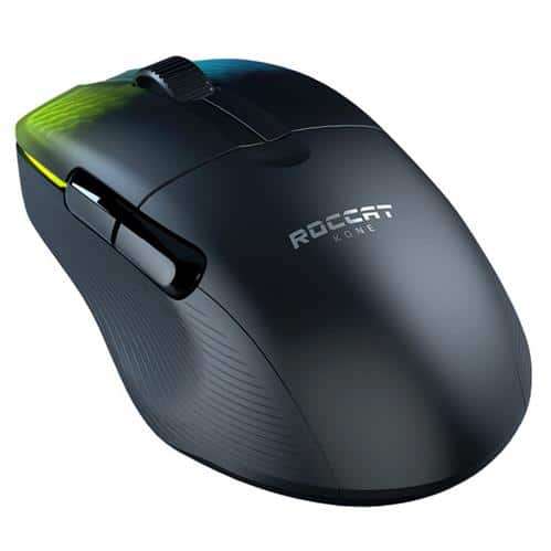 Roccat Kone Pro Air Black Wireless Optical 19000 dpi RGB Gaming Mouse, 1 Year warranty