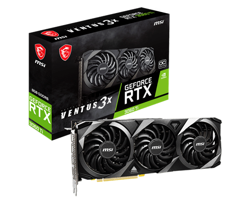 MSI Nvidia GeForce RTX 3060 TI Ventus 3X 8G OC LHR Graphics