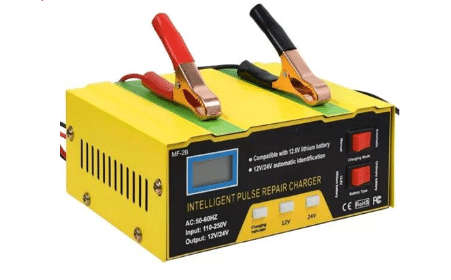 Solarix Full Automatic Intelligent Battery Charger- Input Voltage 110V-250V, Output Voltage: 12V/...