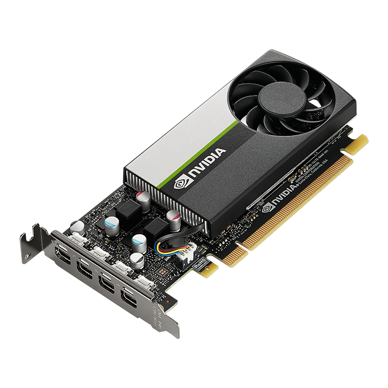 PNY nVidia Quadro T1000 PCI-Express 3.0 x16 ; LP; 8 GB GDDR6 128-bit; 4x Mini DP 1.4 : LOW PROFIL...