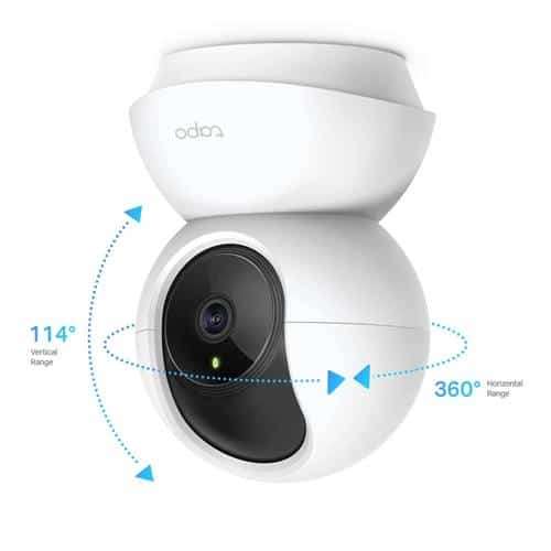 TP-Link Tapo C200P2 Pan/Tilt Home Security Wi-Fi Camera 2 Camera System, Retail Box, 1 Year Warranty