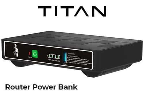 Titan Elecstor 18W Mini DC UPS 12000mAh - 38WH