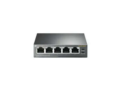 TP-Link TL-SF1005P 5-Port 10/100Mbps Desktop Switch with 4-Port PoE+