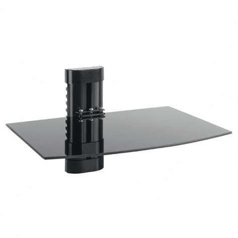 Volkano Steel series Aluminium Steel and Tempered Glass Single Shelf U