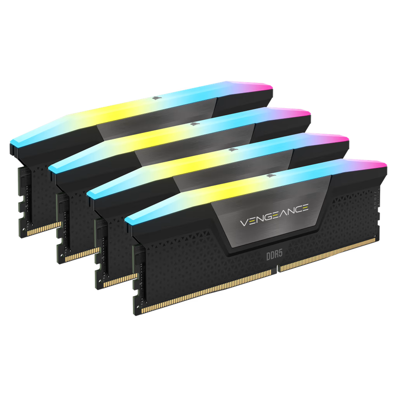 Corsair Vengeance RGB 128GB (4 x 32GB) DDR5 DRAM 5600MHz C40 Memory K