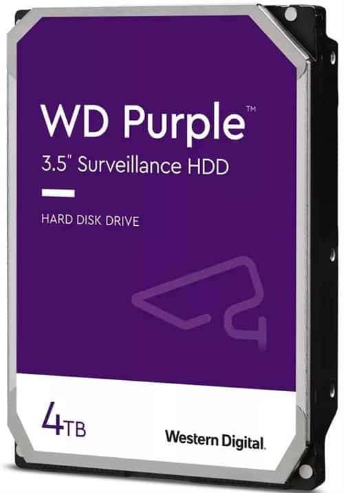 Western Digital Purple - 4.0TB  Surveillance HDD