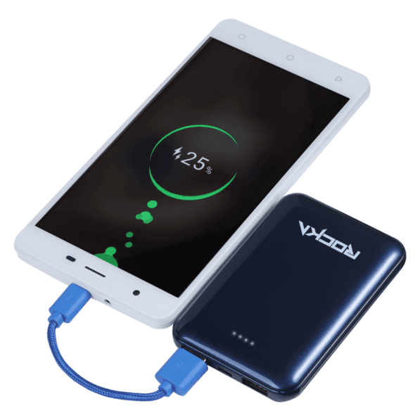 Rocka Revive Series 5000 mAh Lithium Polymer Powerbank - Blue