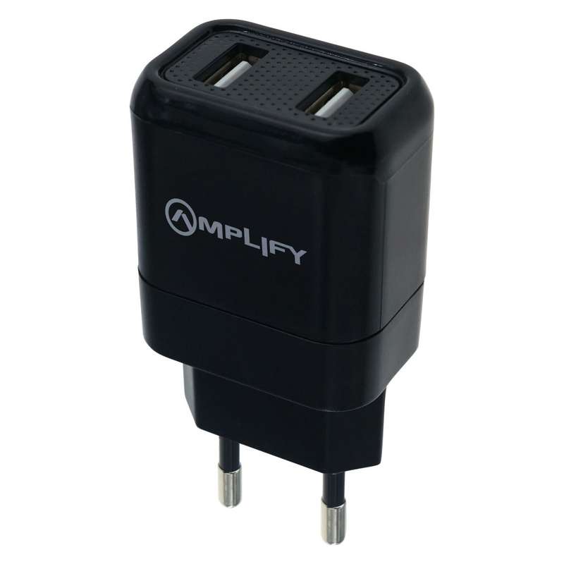 Amplify On-The-Move Dual USB Wall Charger 2x 12 Watt
