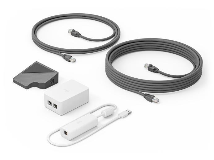 Logitech - CAT5E Kit for Logitech Tap Data and Powe over Category Cable