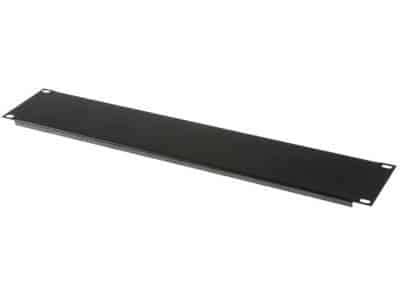 Acconet Blanking Plate, 2U, Black, 19"