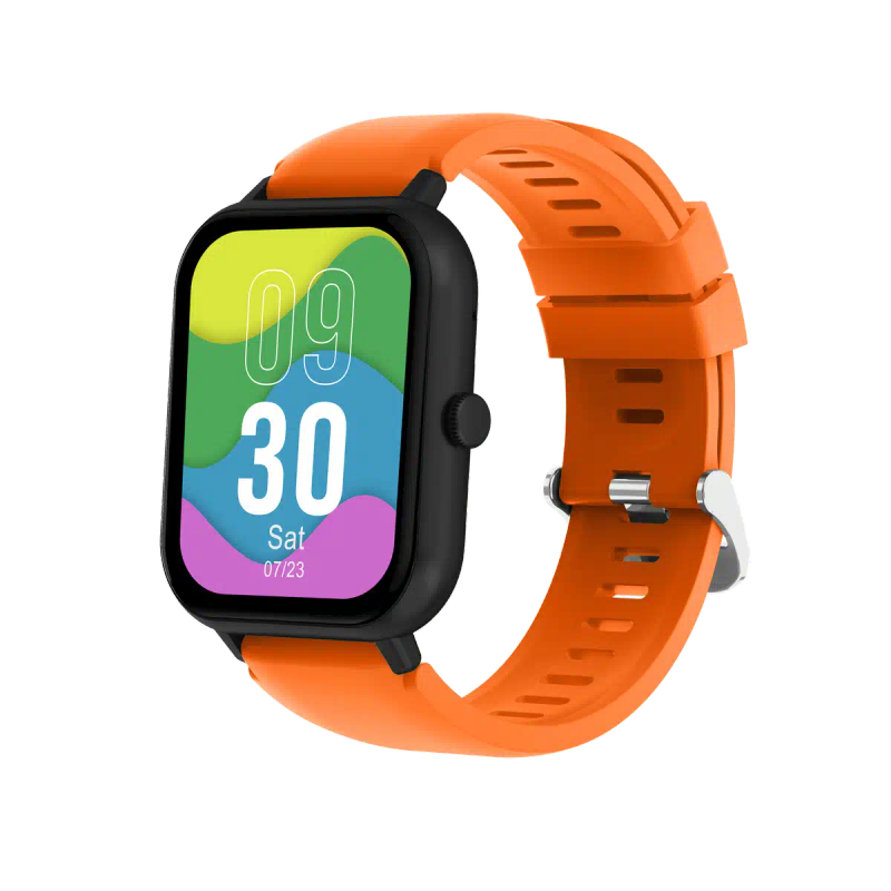 Volkano Chroma Series Smartwatch with orange strap