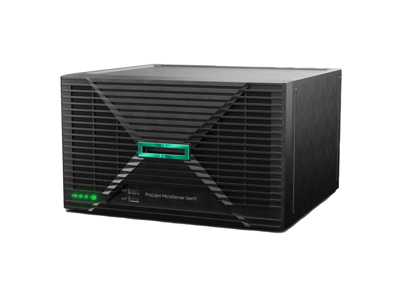 HPE ProLiant MicroServer Gen11 E-2414 2.6GHz 4-core 1P 16GB-U VROC 4LFF-NHP 180W External PS Server