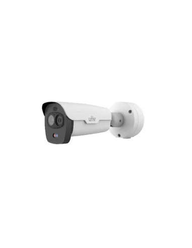 UNV - H.265 - 4MP LightHunter Dual-spectrum Thermal Network Bullet Camera -smoke, fire &amp; Temp