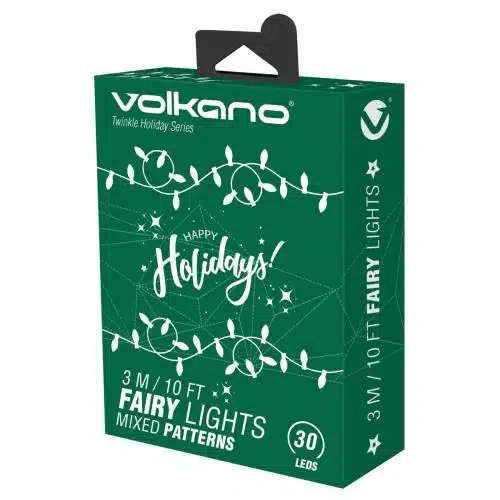 Volkano Twinkle Holiday Series Fairy Light 3M / 10 FT 30 LEDs - Christ