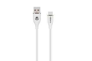 Volkano Flexi Series 30W USB to Type-C Cable, 2.5 Meter Length, White