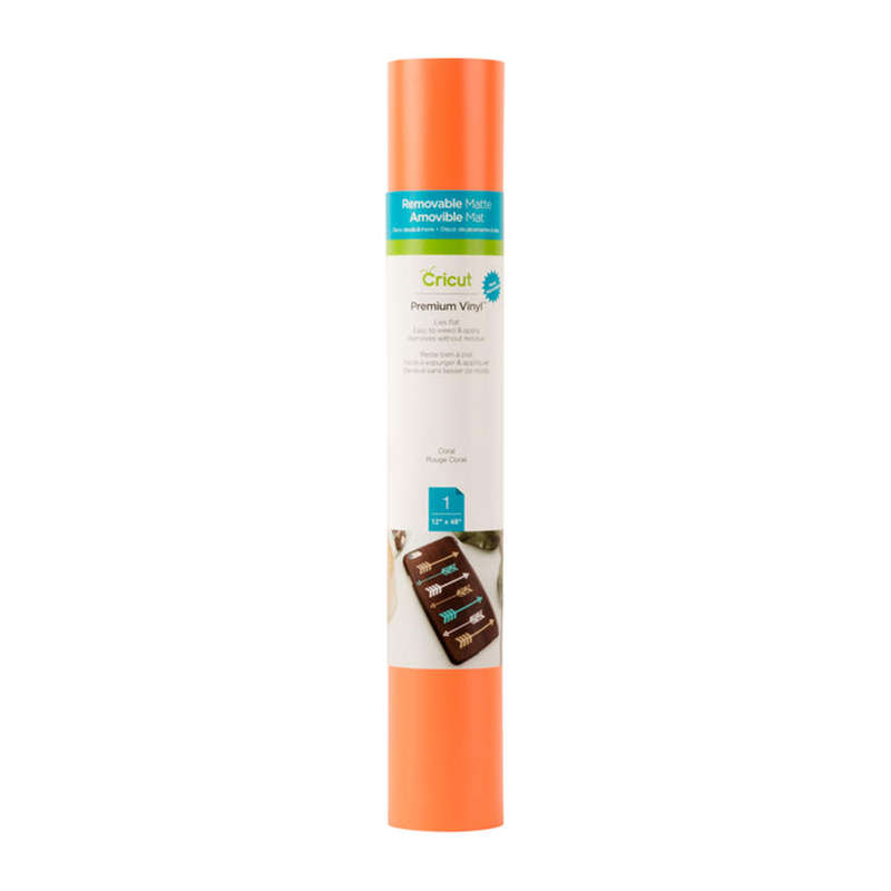 Cricut Premium Vinyl Removable 30x120cm (Coral)