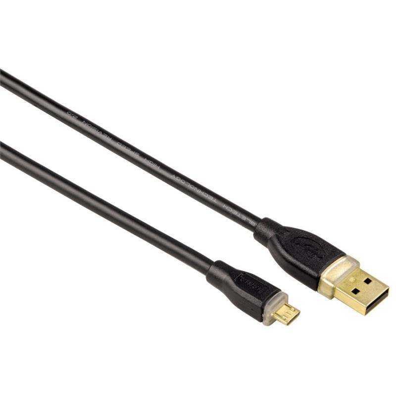 Hama Micro-USB Cable USB2.0 0.75m