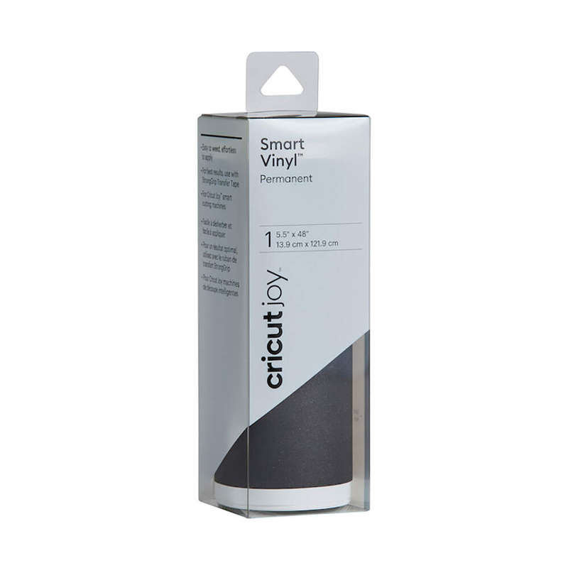 Cricut Joy Smart Vinyl Perm 1 roll 5.5\" x 48\" (13.9 cm x 121.9 cm) (Shimmer Black)