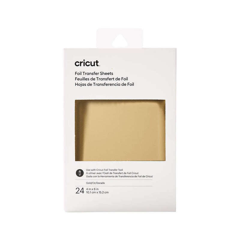 Cricut Transfer Foil Sheets (Gold) 10.1cm x 15.2cm
