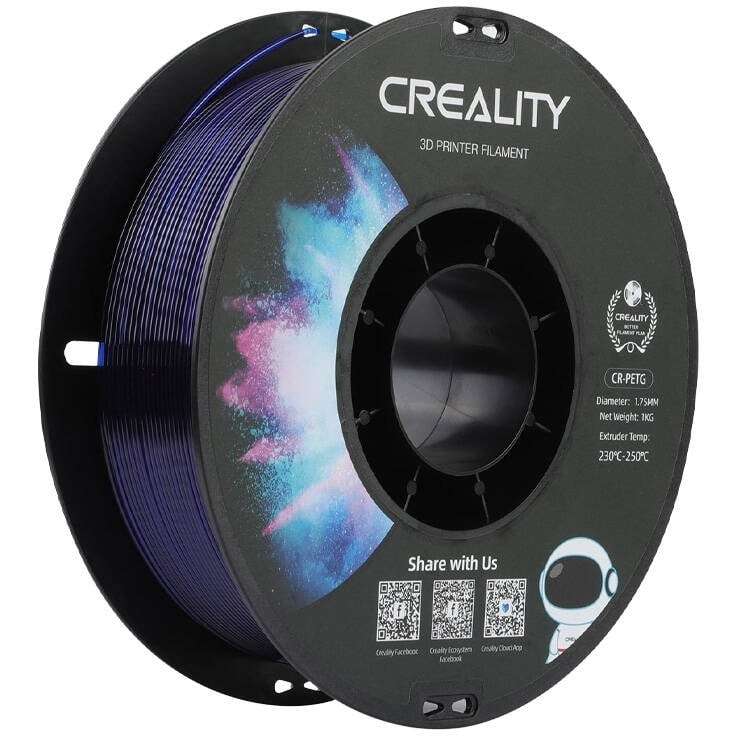 Creality PETG Filament Transparent Blue 1Kg