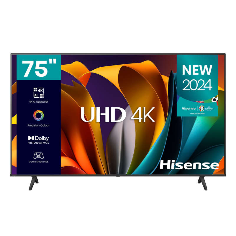 Hisense 75 inch A6N Series Direct LED UHD Smart TV - Resolution 3840 x