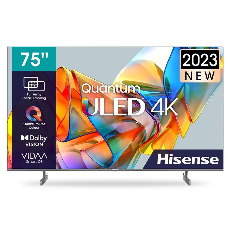 Hisense 75U6K 75-inch 4K UHD Smart LED TV, 4 year Limited Warranty