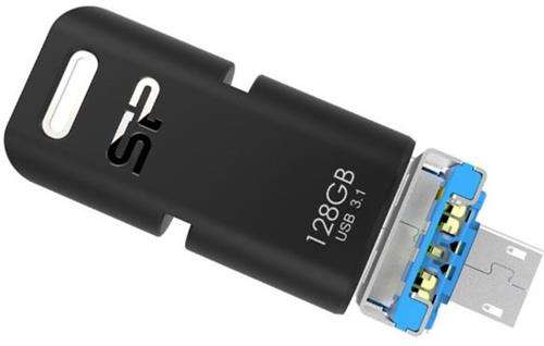 Silicon Power C50 Multifunction 128GB Mobile Flash Drive 128GB Storage Capacity Windows, Mac, and...