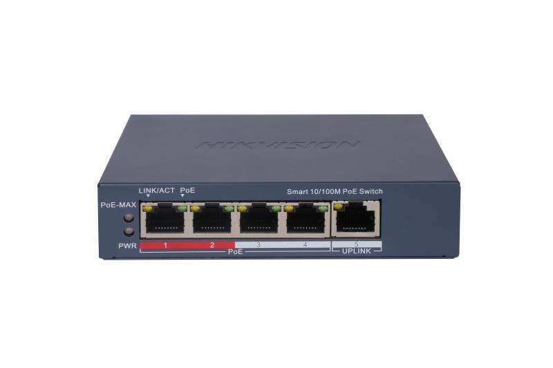 Hikvision 4 Port Smart Managed Switch