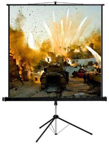 Esquire Tripod Projector Screen - Widescreen format 200x 113, Retail B