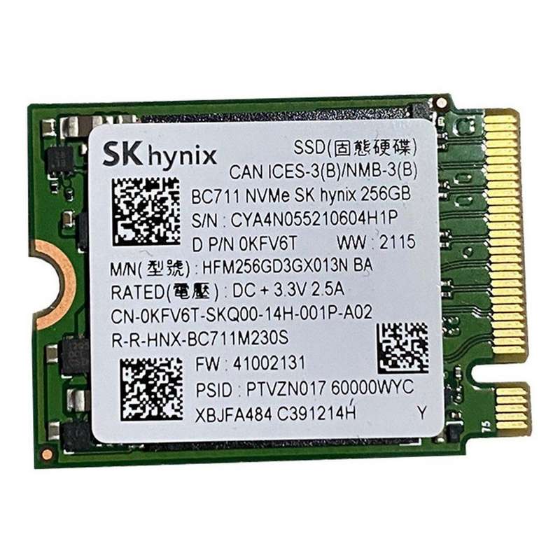 SK Hynix, BC711, 256GB M.2, 2230, PCIe, NVME SSD