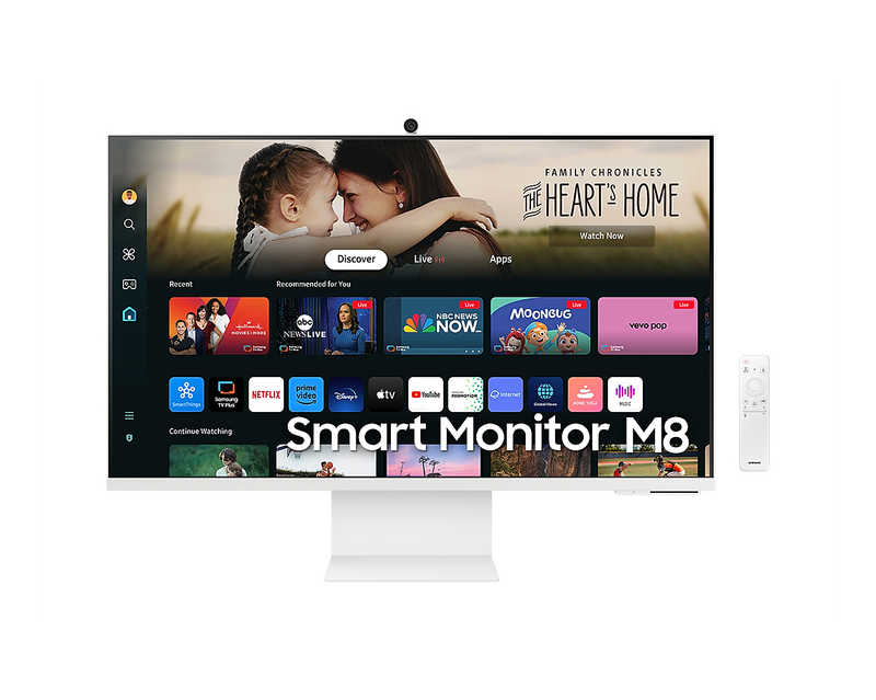 Samsung LS32CM801 32'' Flat M8 HDR10+ Smart Monitor; 3840x 2160; GtG 4